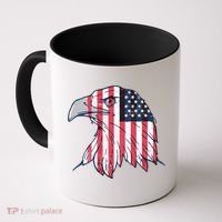 American Flag Eagle Usa Patriotic Gift Coffee Mug thumb 0