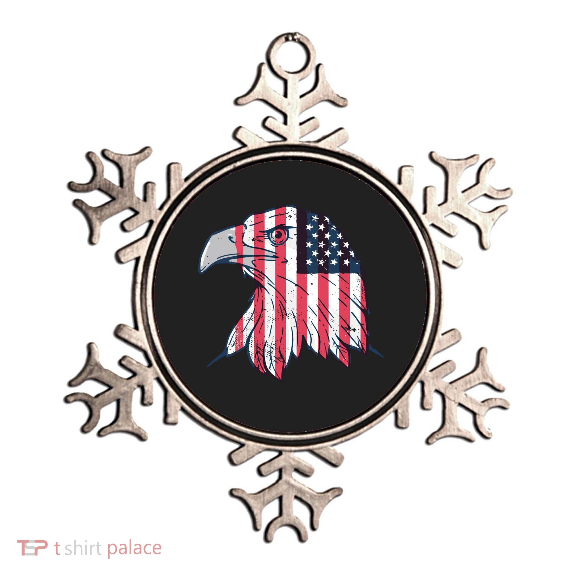 American Flag Eagle Usa Patriotic Gift Ornament