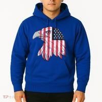 American Flag Eagle Usa Patriotic Gift Hoodie thumb 2
