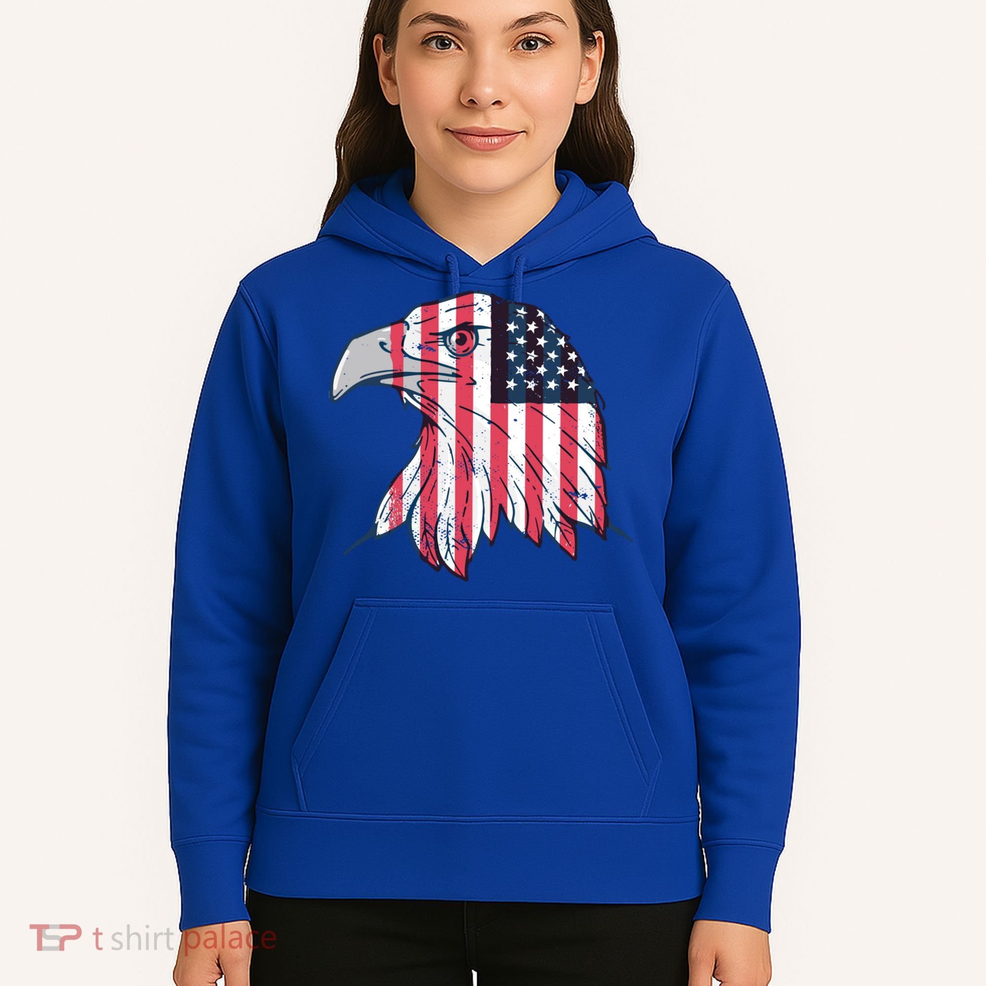 American Flag Eagle Usa Patriotic Gift Hoodie