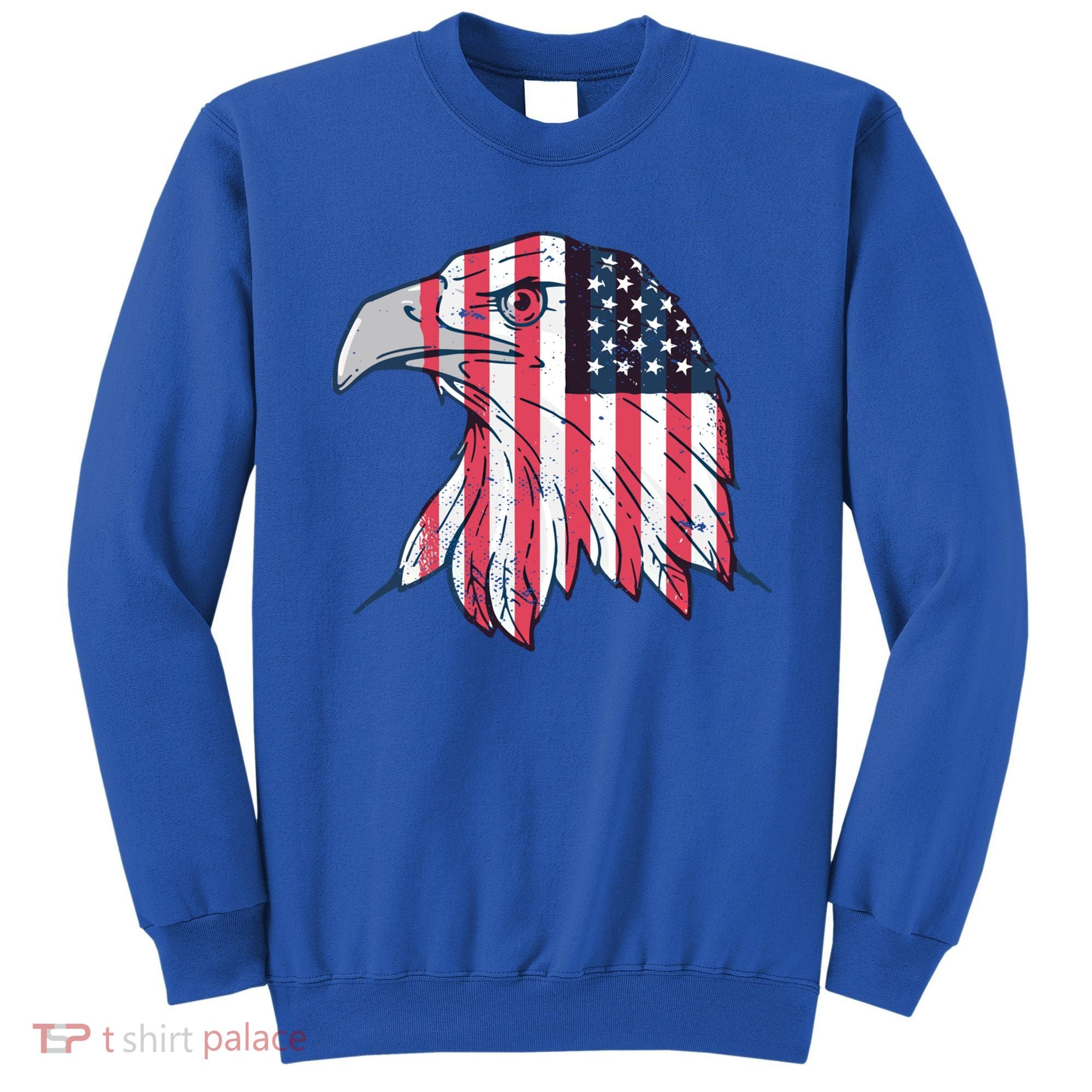 American Flag Eagle Usa Patriotic Gift Sweatshirt