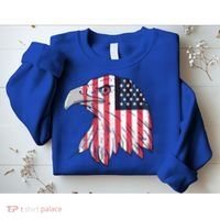 American Flag Eagle Usa Patriotic Gift Sweatshirt thumb 2