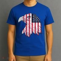 American Flag Eagle Usa Patriotic Gift T-Shirt thumb 3