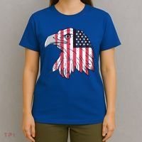American Flag Eagle Usa Patriotic Gift T-Shirt thumb 4