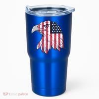 American Flag Eagle Usa Patriotic Gift Tumbler thumb 0