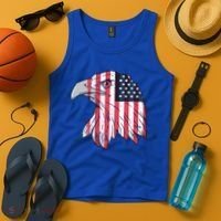 American Flag Eagle Usa Patriotic Gift Tank Top thumb 4