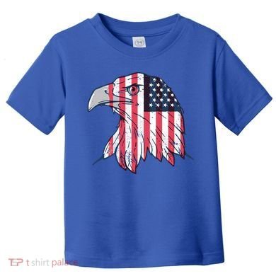 American Flag Eagle Usa Patriotic Gift Toddler T-Shirt