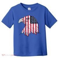 American Flag Eagle Usa Patriotic Gift Toddler T-Shirt thumb 0