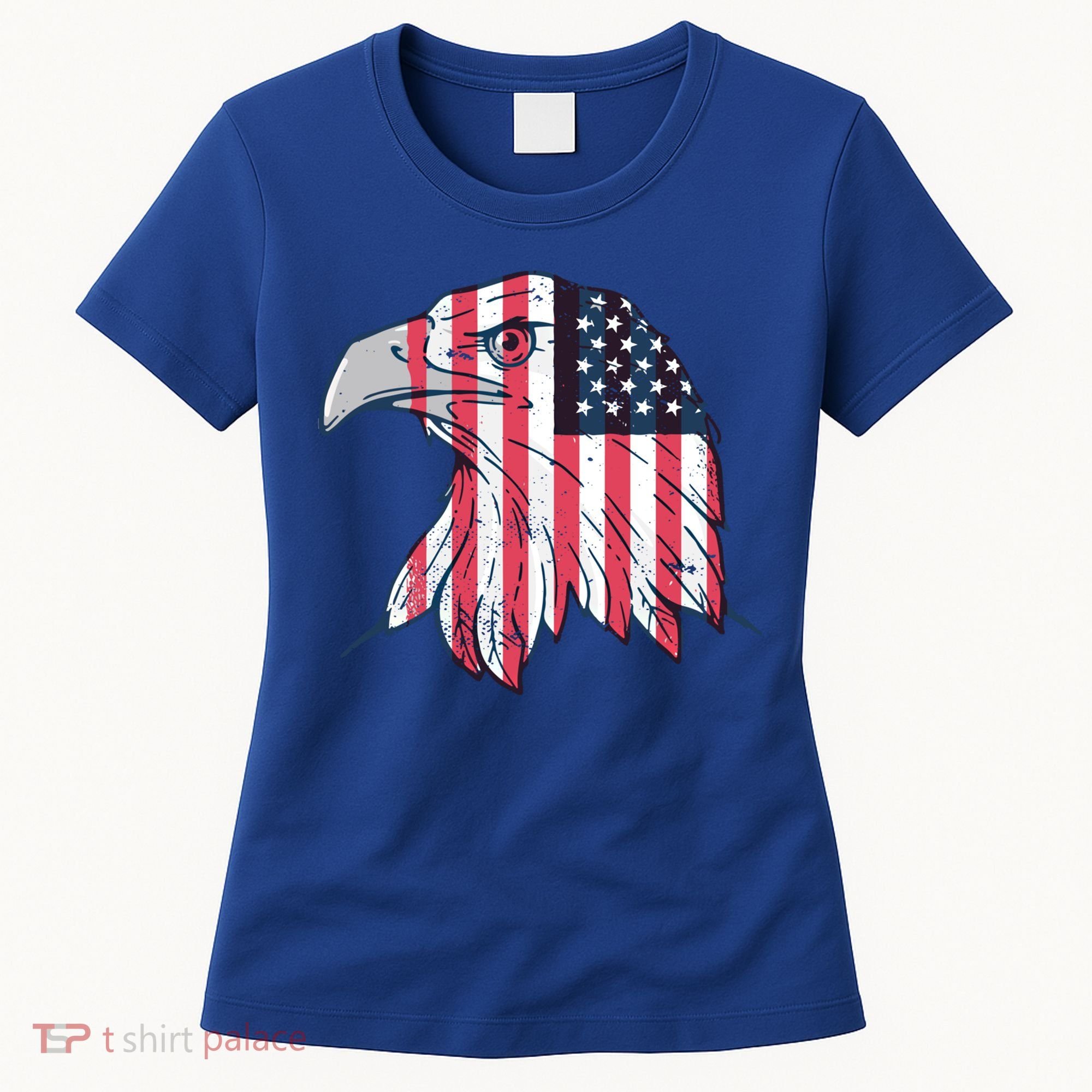 American Flag Eagle Usa Patriotic Gift Women's T-Shirt