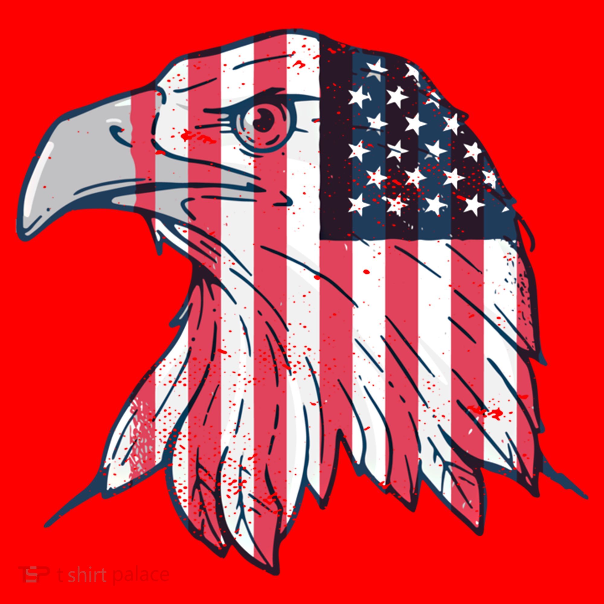 American Flag Eagle Usa Patriotic Gift Santa Hat