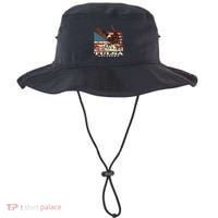 American Flag Eagle Tulsa Patriotic Oklahoma Patriotism Gift Bucket Hat thumb 0