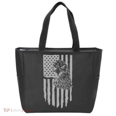 American Flag Eagle Patriot Tote Bag