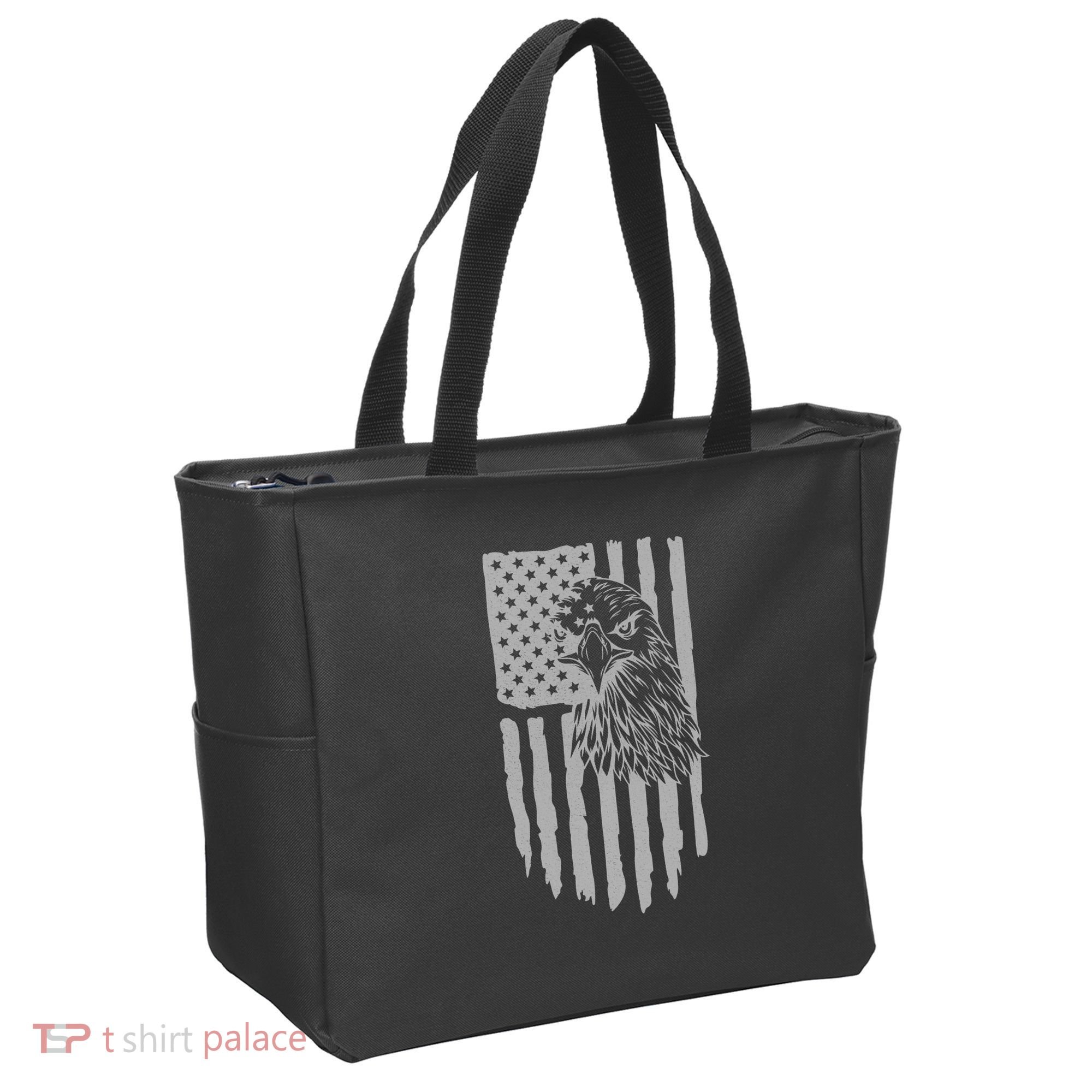 American Flag Eagle Patriot Tote Bag