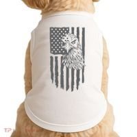 American Flag Eagle Patriot Doggie Tank thumb 0