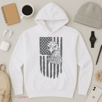 American Flag Eagle Patriot Hoodie thumb 3