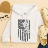 American Flag Eagle Patriot Hoodie thumb 4