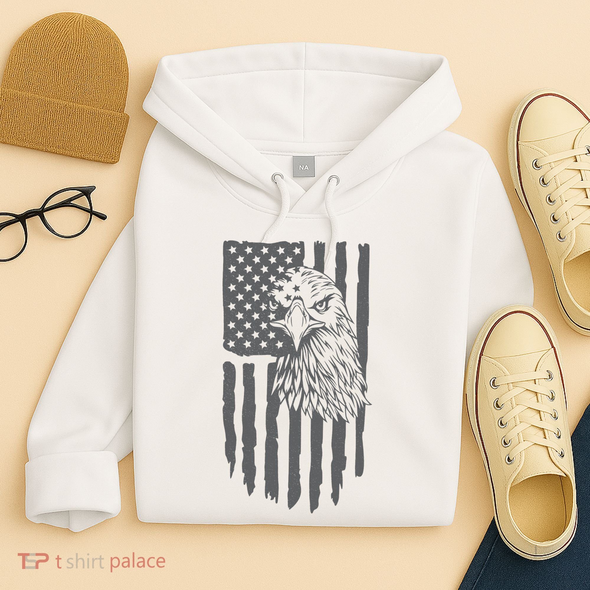 American Flag Eagle Patriot Hoodie