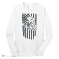 American Flag Eagle Patriot Long Sleeve Shirt thumb 0