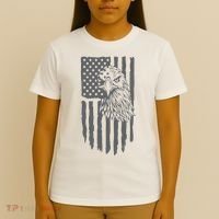 American Flag Eagle Patriot T-Shirt thumb 4