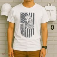 American Flag Eagle Patriot T-Shirt thumb 6