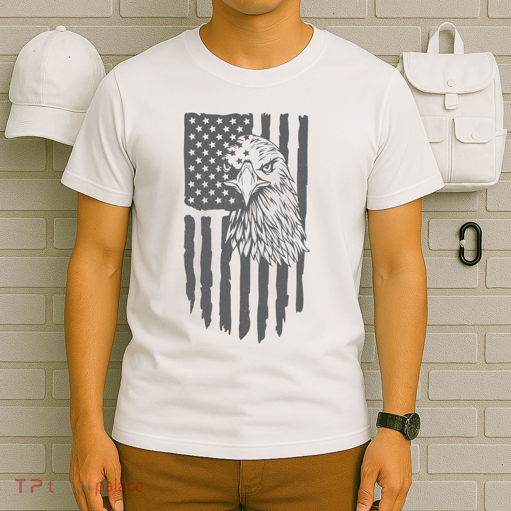 American Flag Eagle Patriot T-Shirt