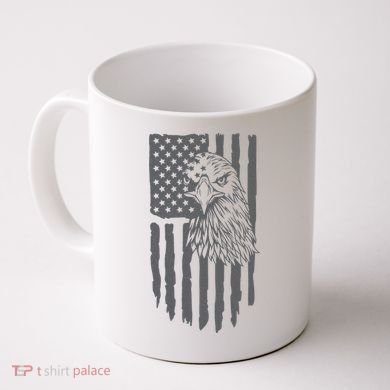 American Flag Eagle Patriot Coffee Mug