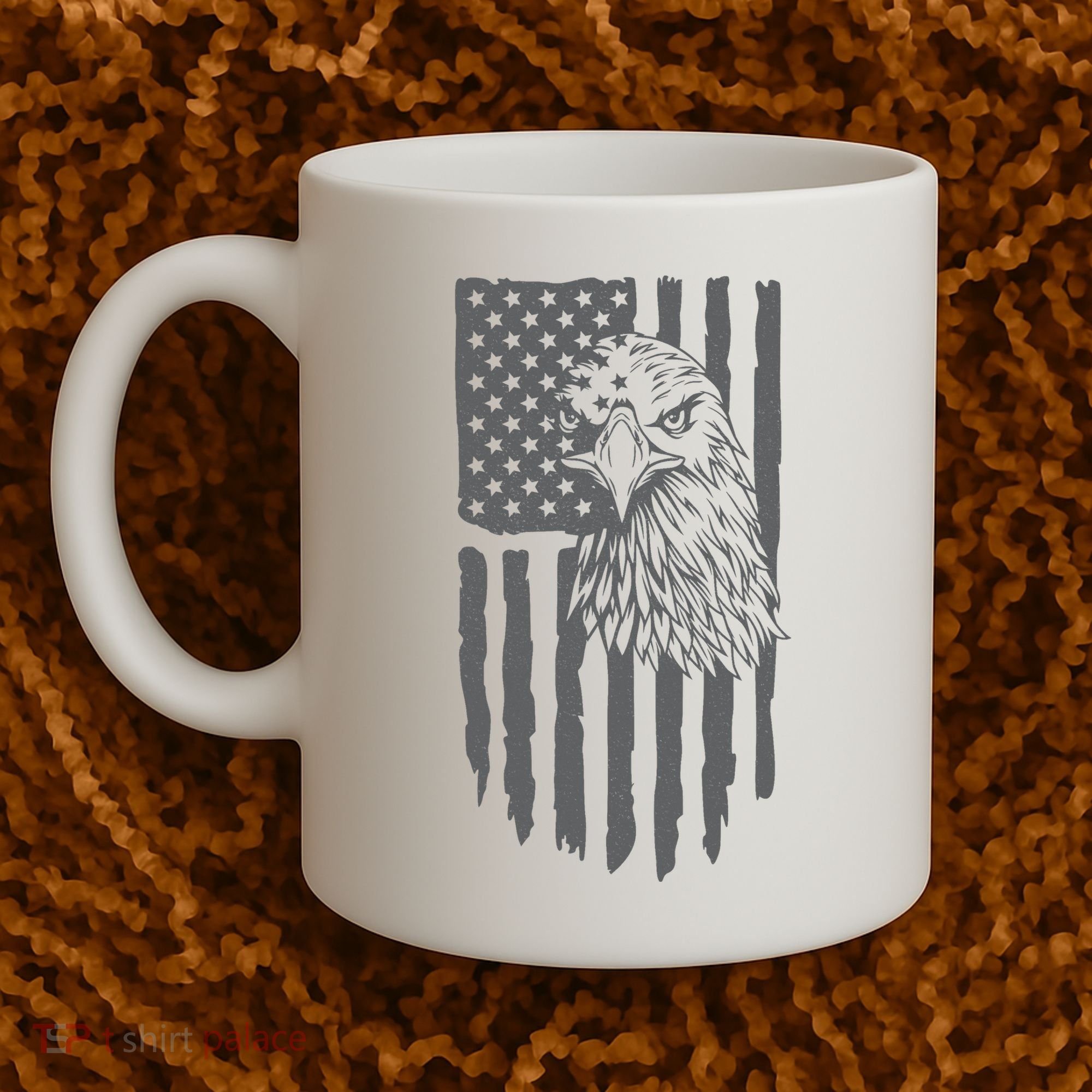 American Flag Eagle Patriot Coffee Mug