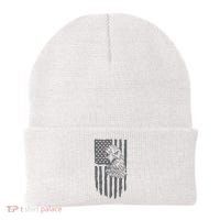 American Flag Eagle Patriot Beanie thumb 0