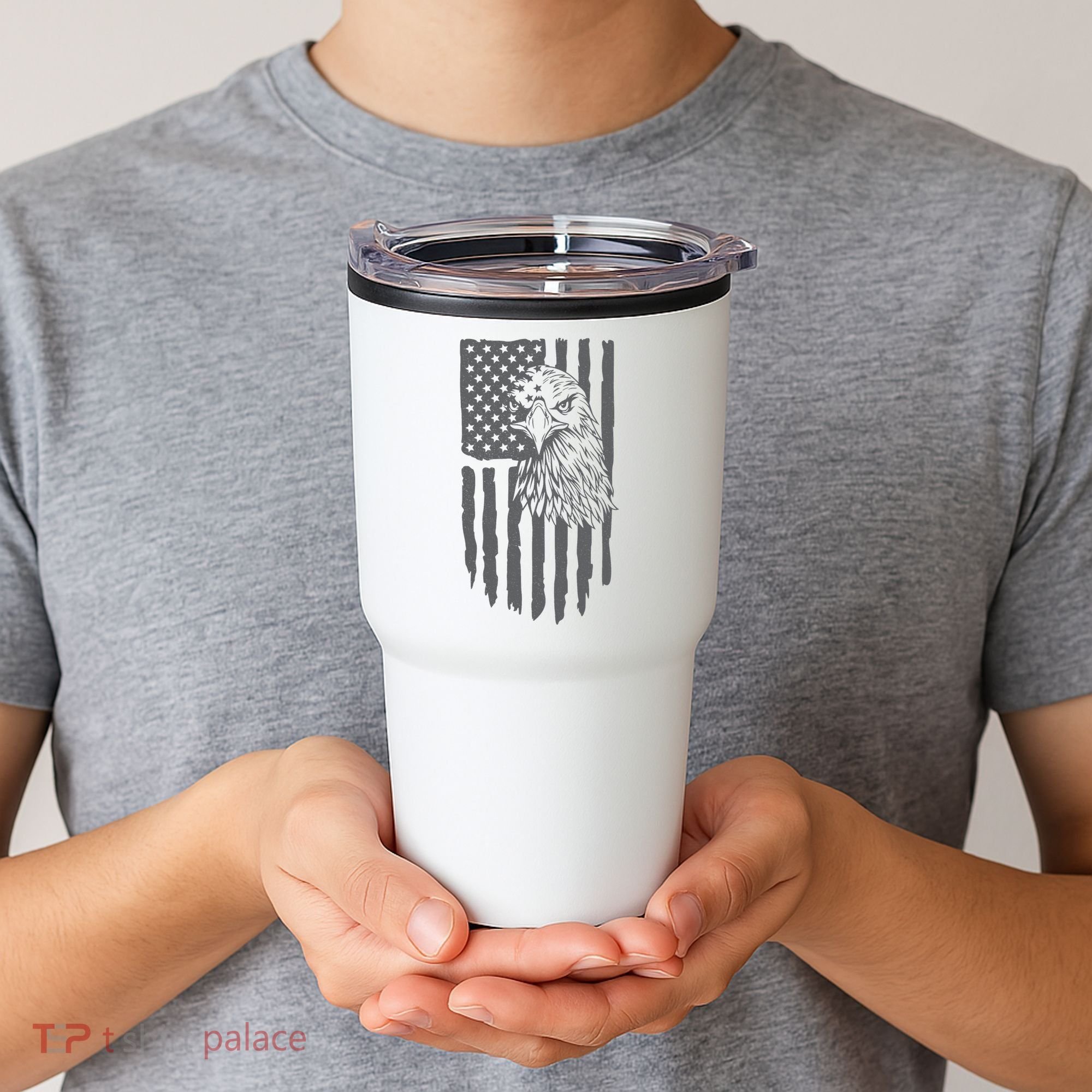 American Flag Eagle Patriot Tumbler