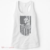 American Flag Eagle Patriot Women's Tank Top thumb 0