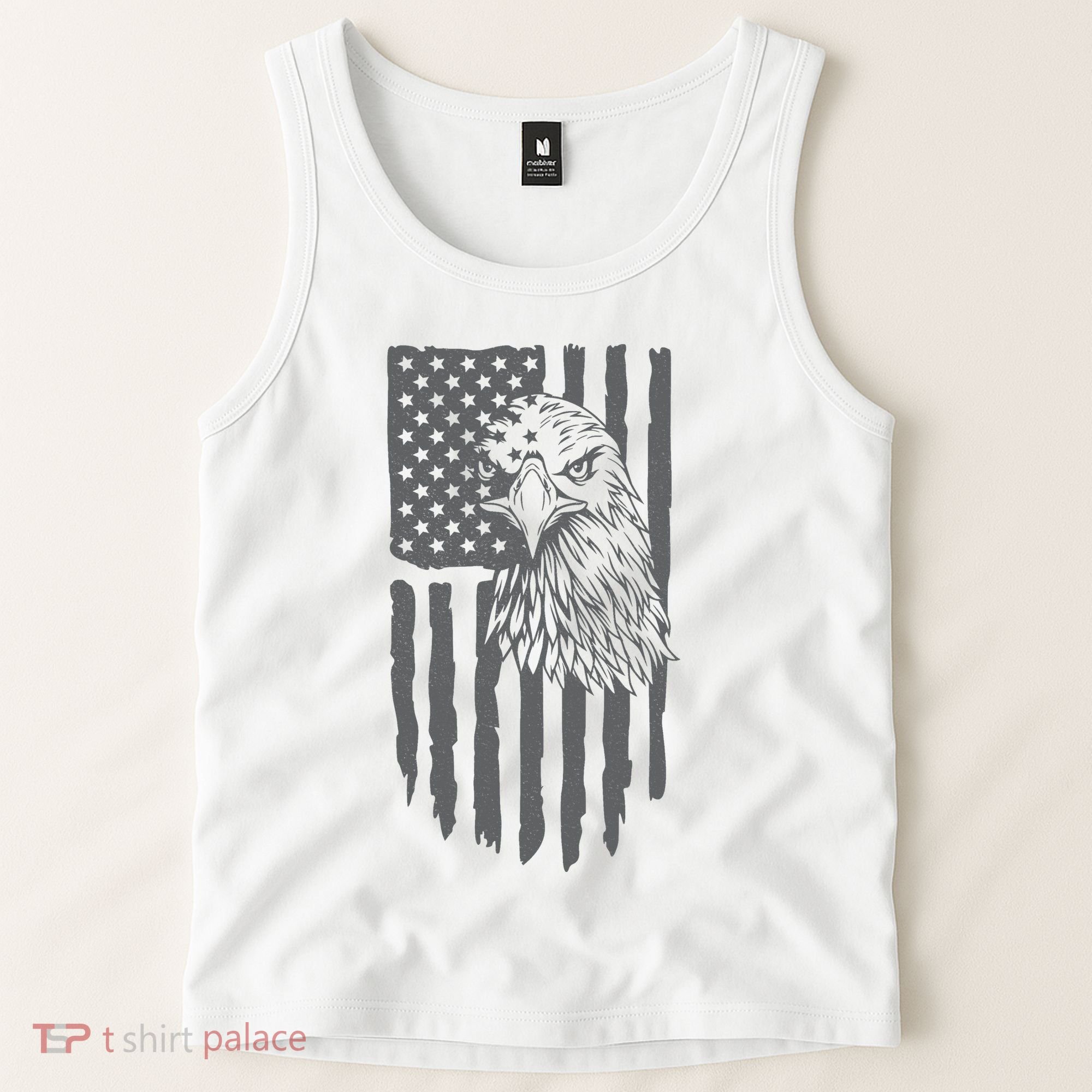 American Flag Eagle Patriot Tank Top