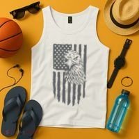 American Flag Eagle Patriot Tank Top thumb 4