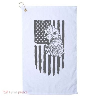 American Flag Eagle Patriot Golf Towel