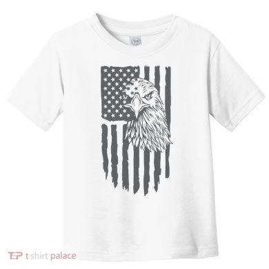 American Flag Eagle Patriot Toddler T-Shirt