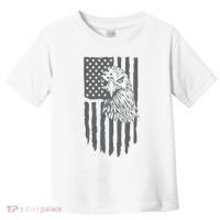 American Flag Eagle Patriot Toddler T-Shirt thumb 0
