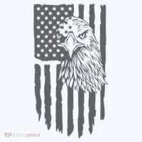 American Flag Eagle Patriot Women's Long Sleeve Shirt thumb 2