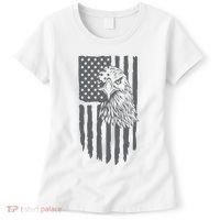 American Flag Eagle Patriot Women's T-Shirt thumb 0