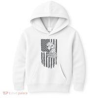 American Flag Eagle Patriot Kids Hoodie thumb 0