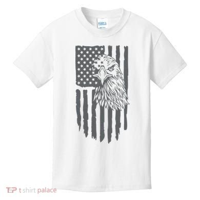American Flag Eagle Patriot Kids T-Shirt