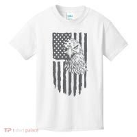 American Flag Eagle Patriot Kids T-Shirt thumb 0