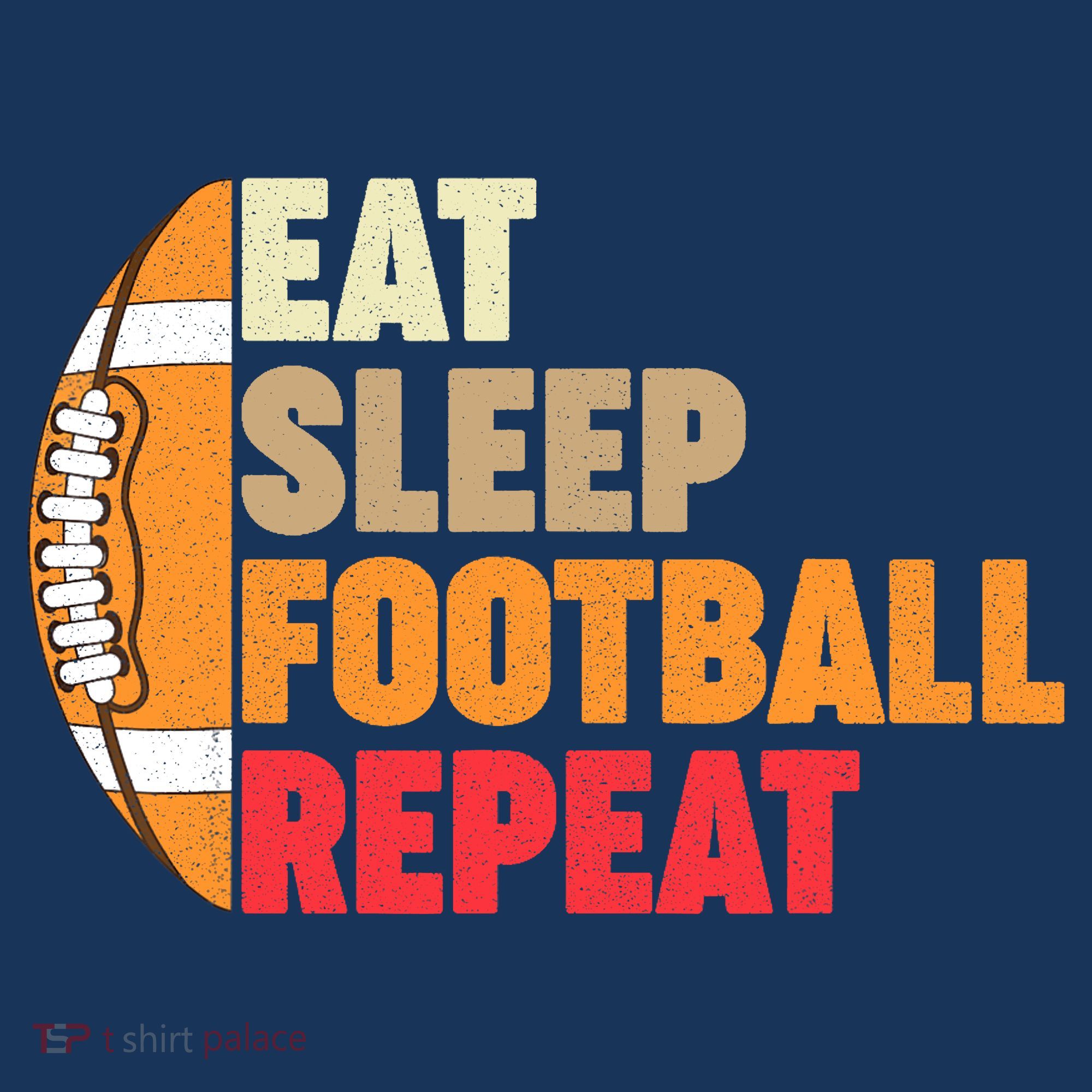 American Football Eat Sleep Football Repeat Mousepad
