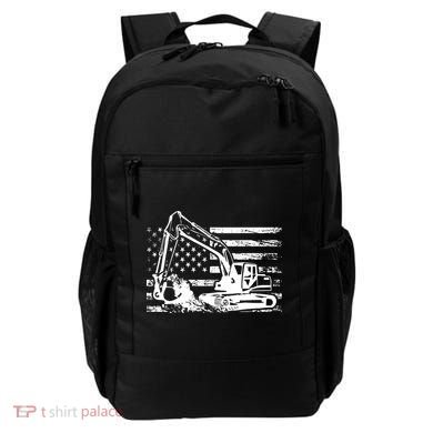 American Flag Excavator Backpack