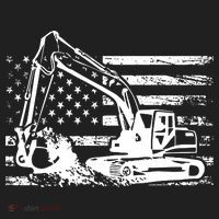 American Flag Excavator Beanie thumb 2