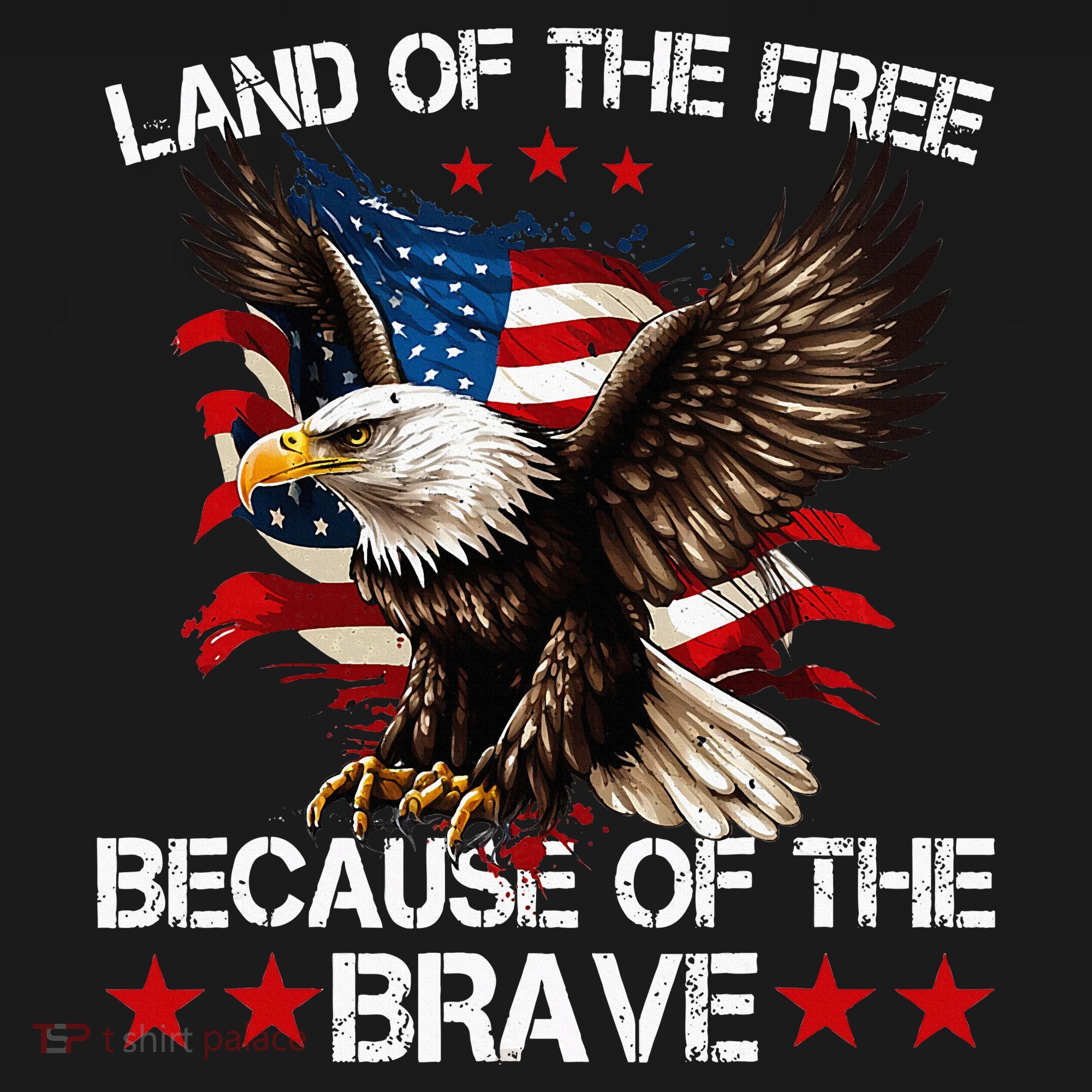 American Flag Eagle 4th Of July Land Of The Free Women's Tank Top