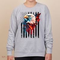 American Flag Eagle Patriots America Eagle Women's Sweatshirt thumb 0