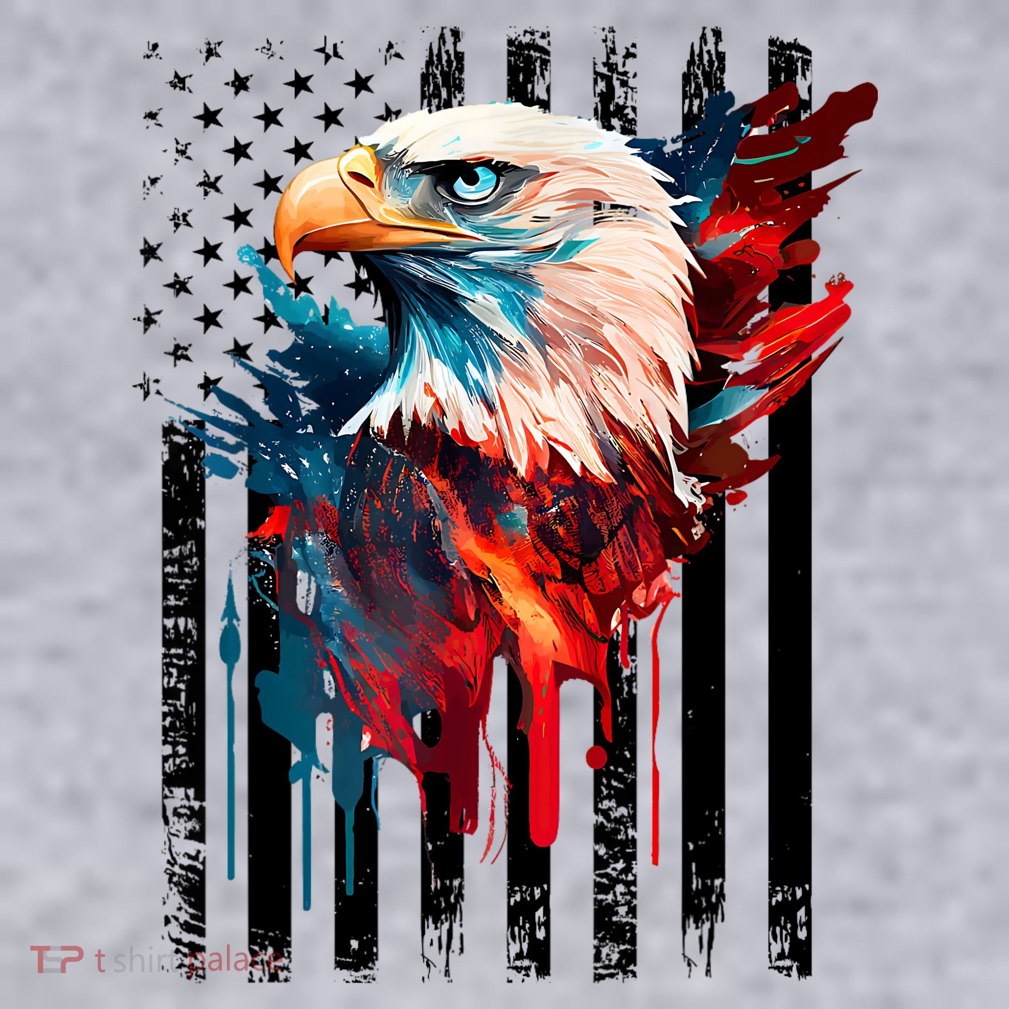 American Flag Eagle Patriots America Eagle Women's Sweatshirt