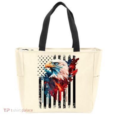 American Flag Eagle Patriots America Eagle Tote Bag