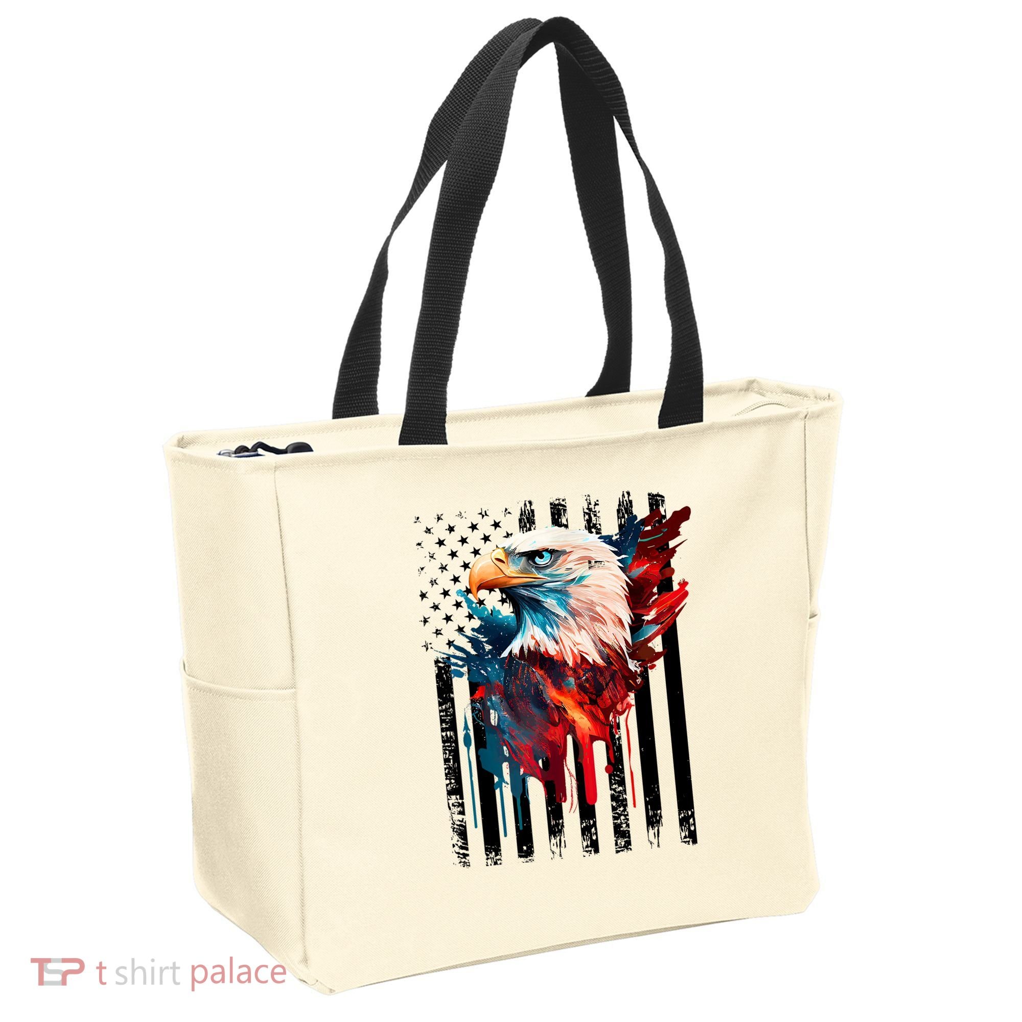 American Flag Eagle Patriots America Eagle Tote Bag