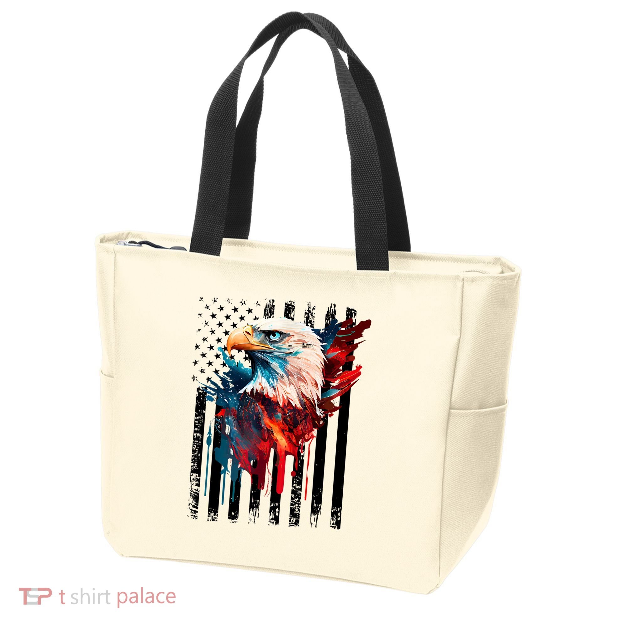 American Flag Eagle Patriots America Eagle Tote Bag