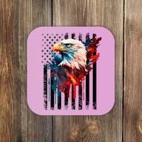American Flag Eagle Patriots America Eagle Coaster thumb 0